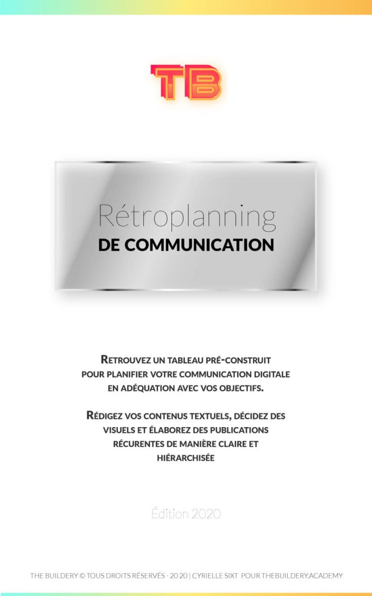 Tableau préparé avec tous les champs nécessaires à la planification de publications digitales sur les réseaux sociaux. Disponible à 2€